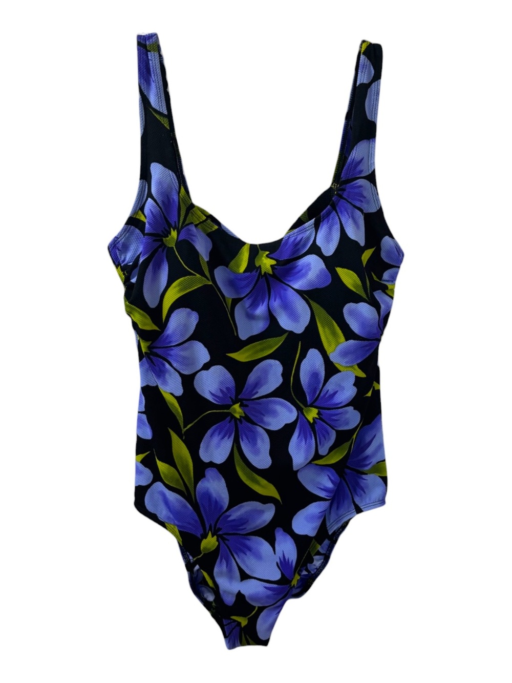 Longitude Vibrant Floral One Piece Swim Suit Women's Size 16